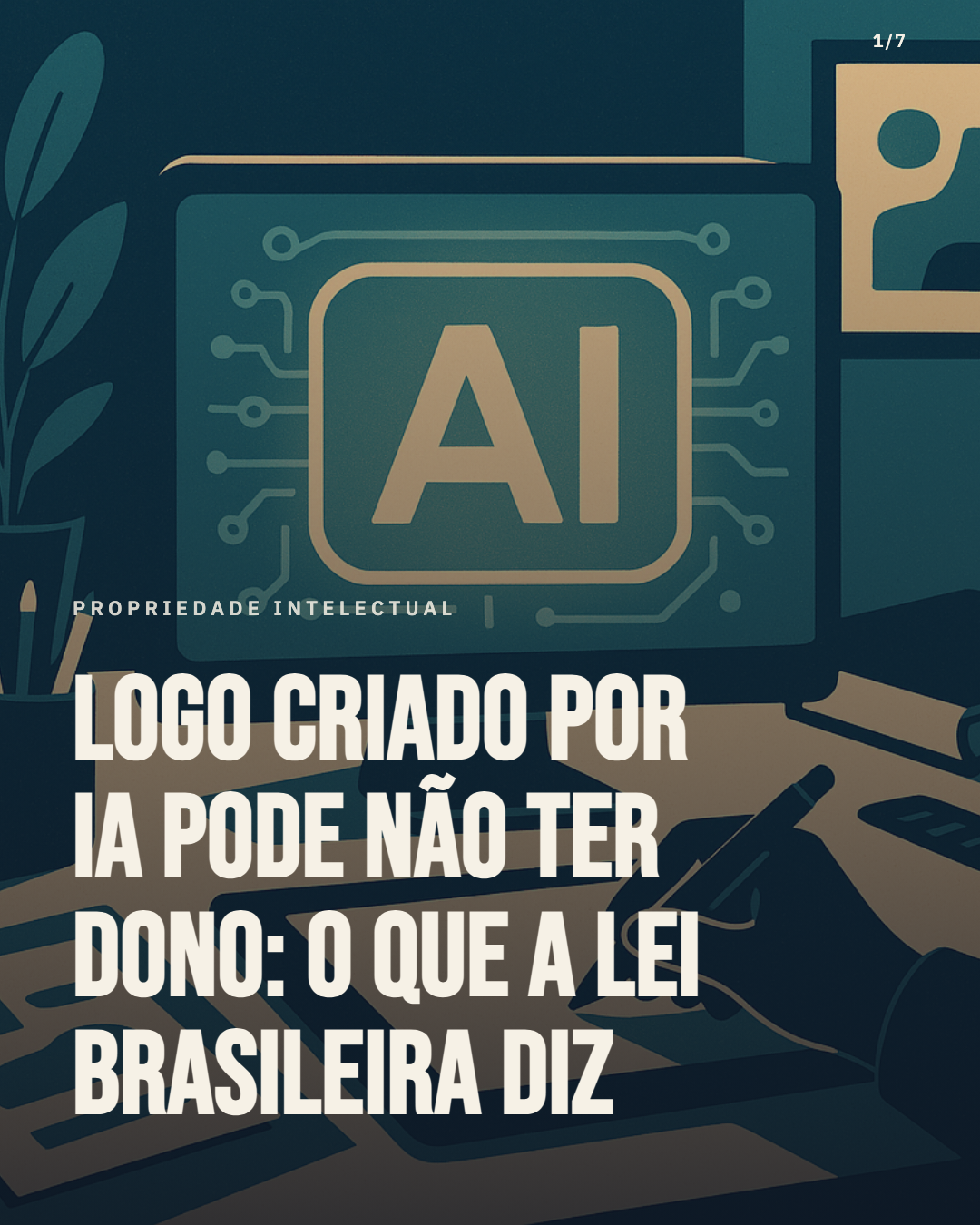 Logo criado por IA pode não ter dono: o que a Lei 9.610/98 diz sobre isso
