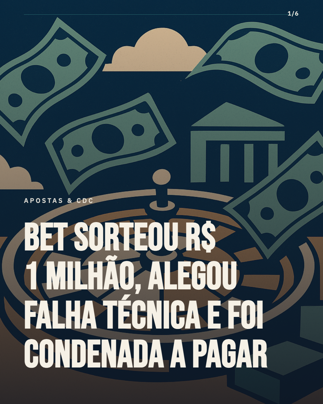 Bet sorteou R$ 1 milhão, alegou falha técnica e foi condenada a pagar tudo