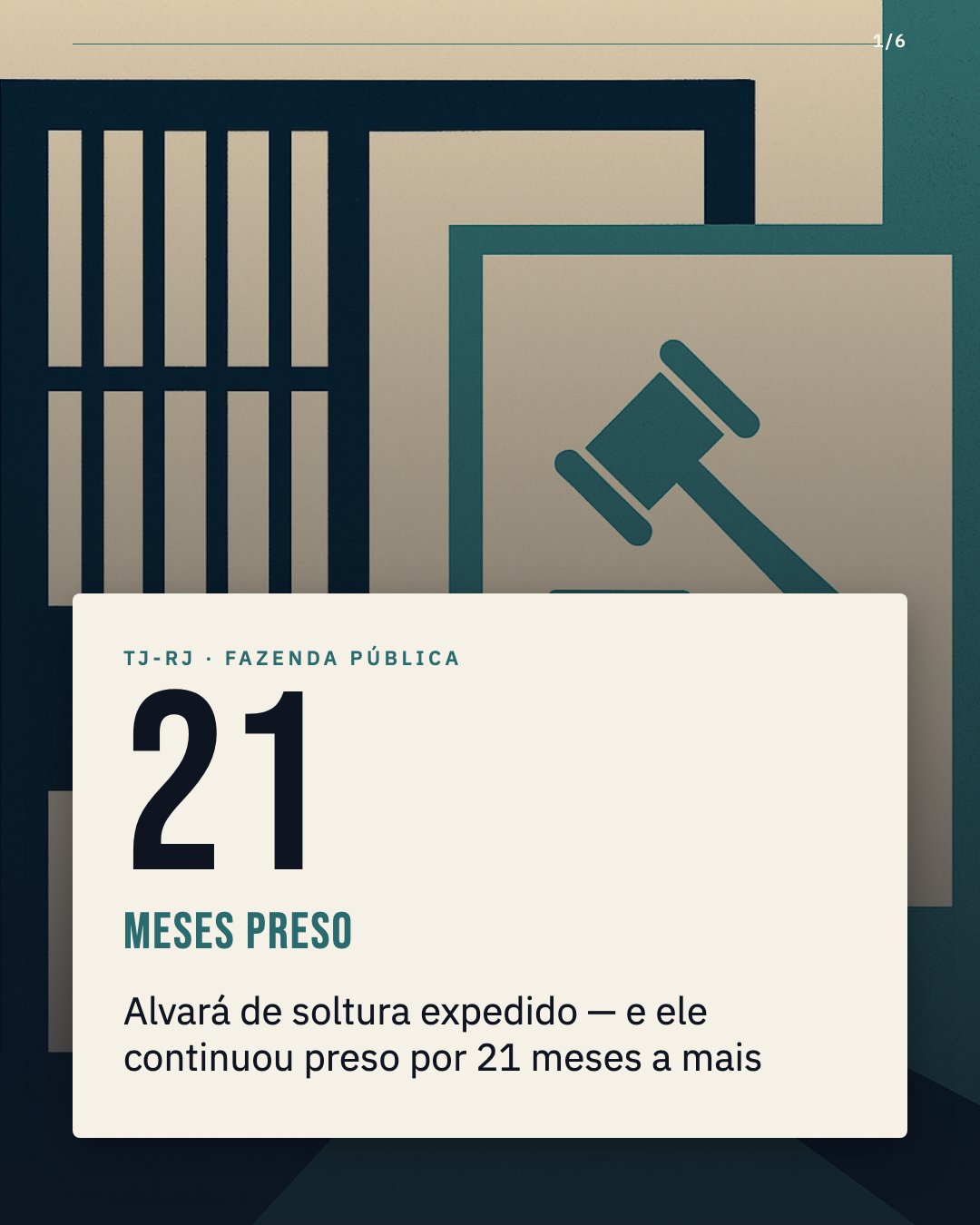 Alvará de soltura expedido — e ele ficou preso por mais 21 meses assim mesmo